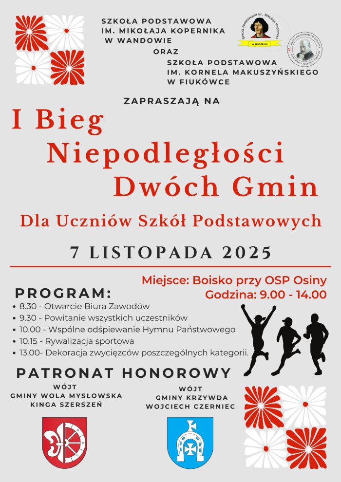 Miniaturka artykułu Zapraszamy na I Bieg Niepodległości