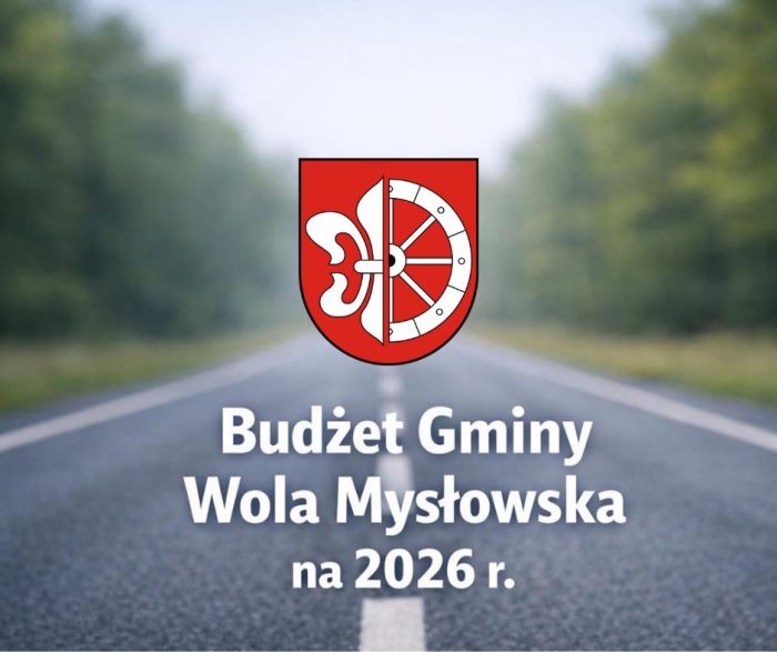 Miniaturka artykułu Budżet Gminy Wola Mysłowska na 2026 rok uchwalony