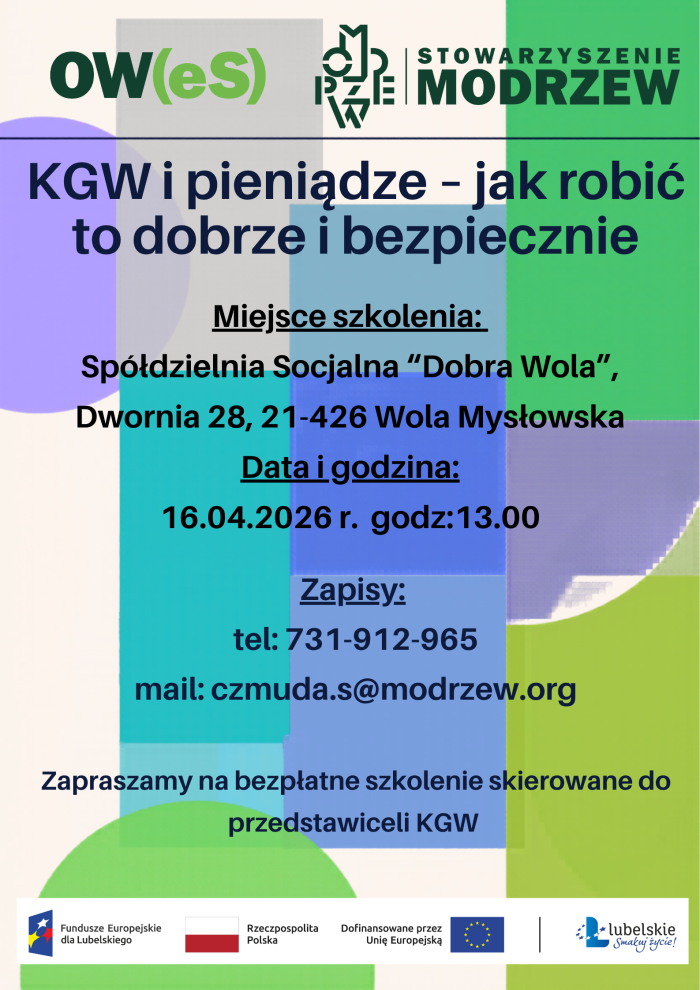 Miniaturka artykułu Szkolenie dla KGW